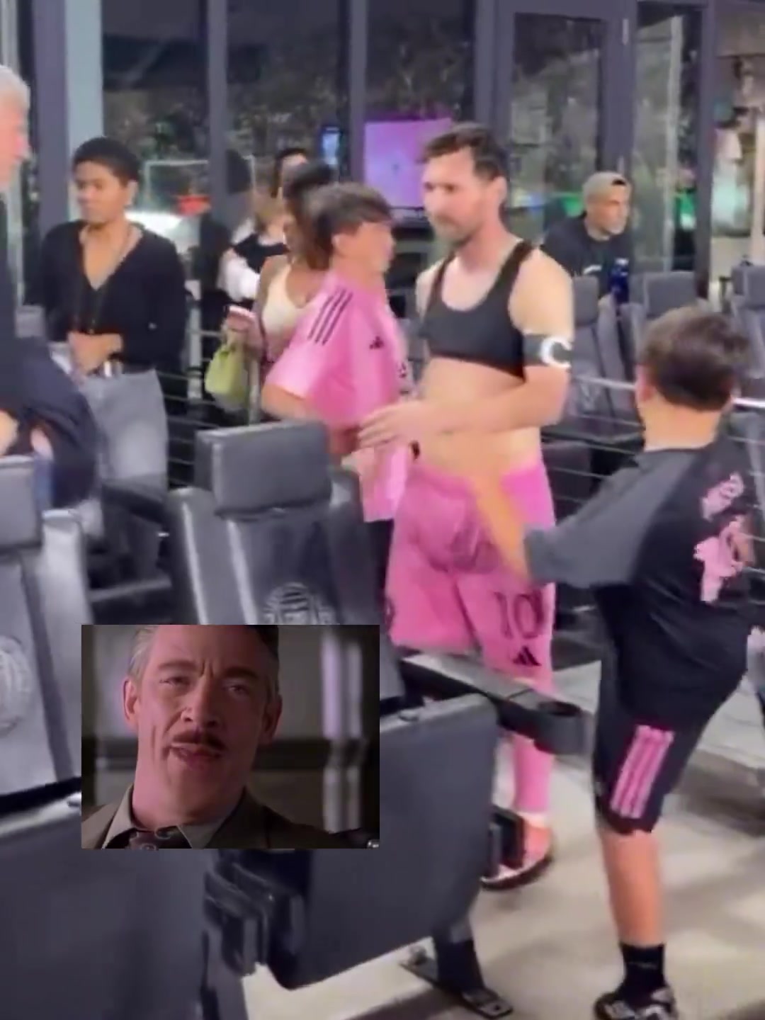 反骨仔皇马名宿马特奥脚踢老爸梅西