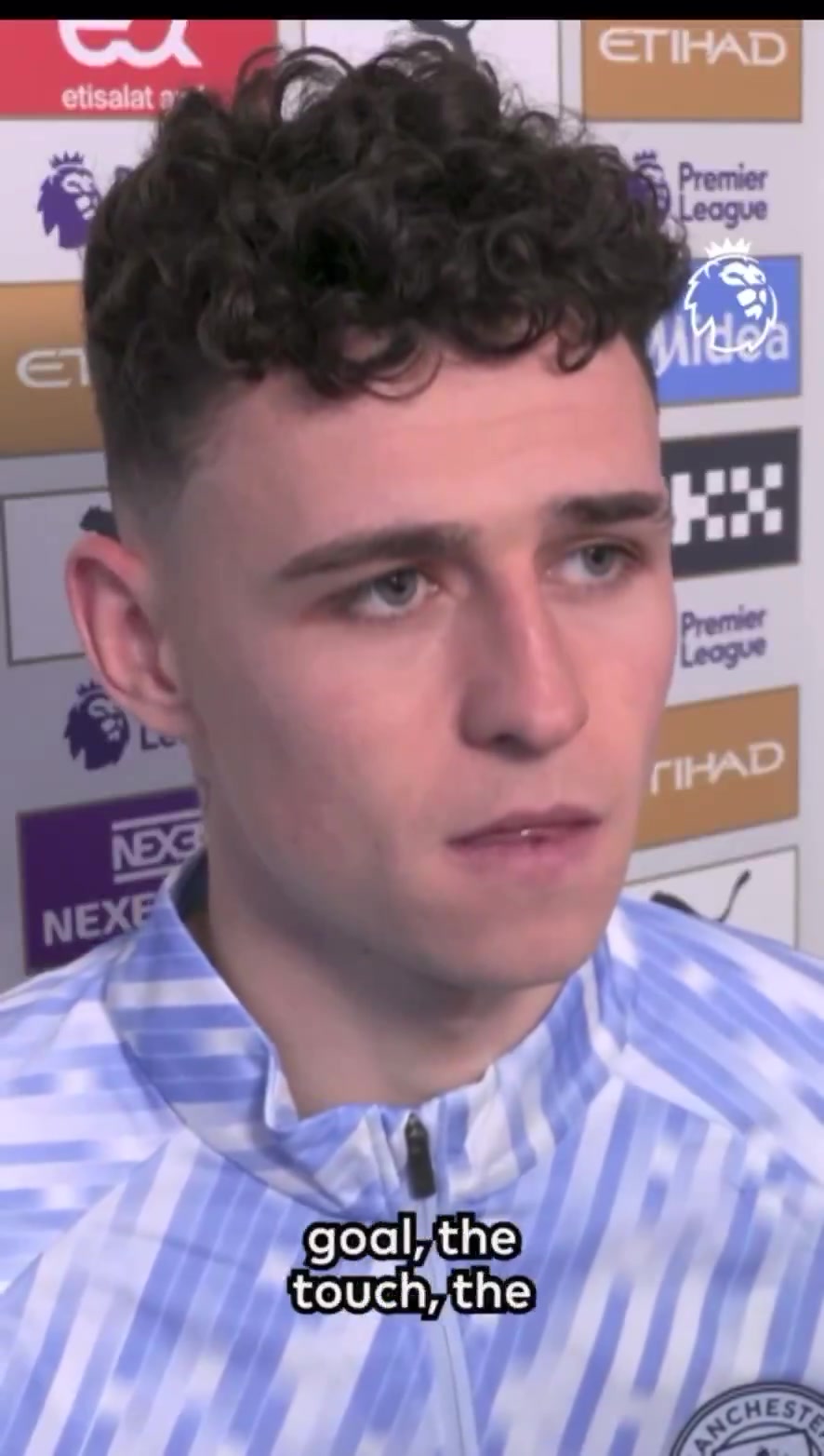 瓜迪奥拉说你进球时的触球让他想起了梅西福登真是太棒了