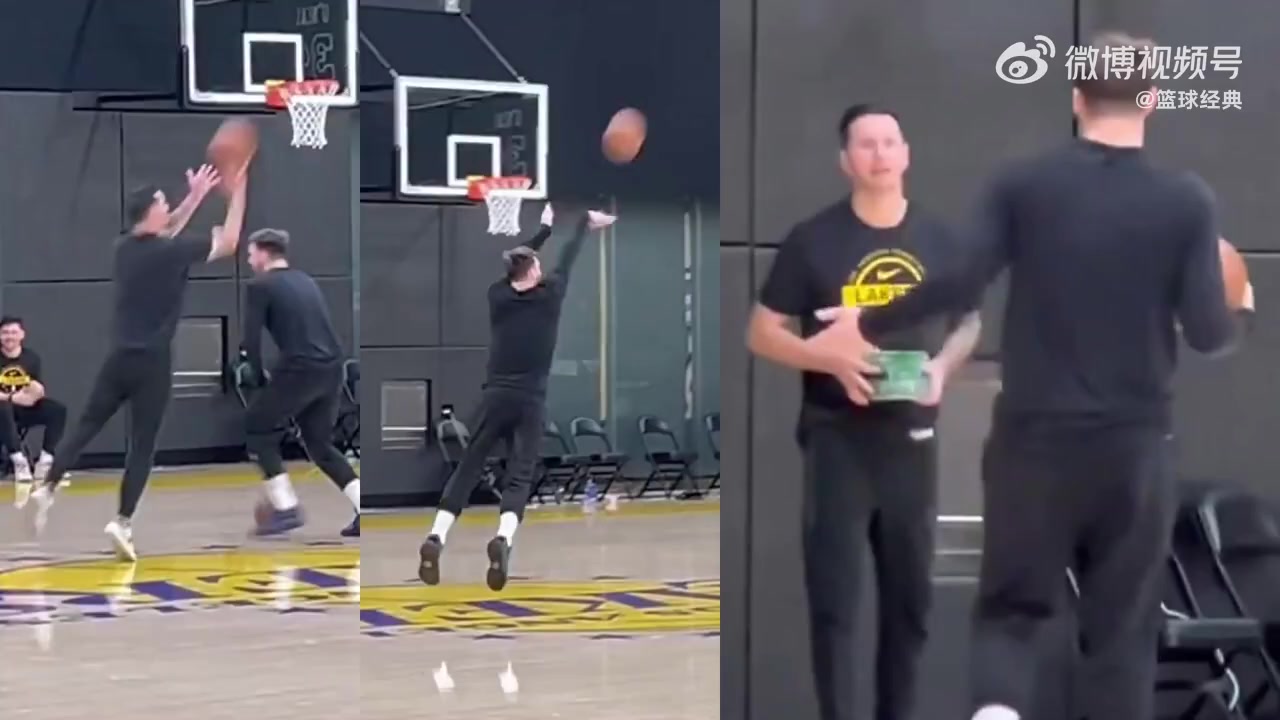 雷迪克与东契奇比拼中场三分,输了之后骂骂咧咧地走了